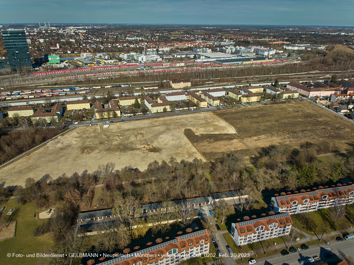 20.02.2023 - Copterfotos und Luftbilder von Berg am Laim